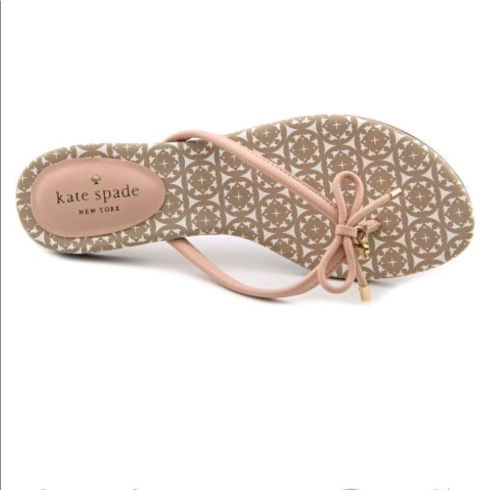 Kate Spade Mistic Nappa Leather Thong Sandal
